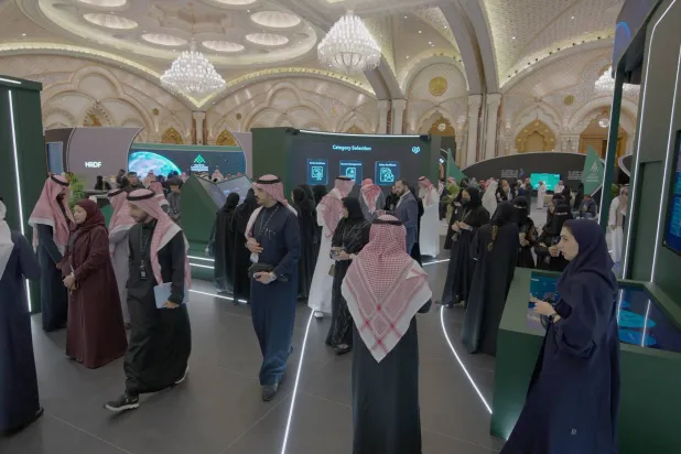 المعرض المصاحب للمؤتمر الدولي لسوق العمل (تصوير: تركي العقيلي)
