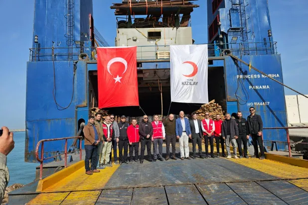 «سفينة الخير» التركية تصل العريش دعماً لغزة