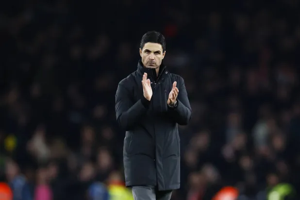 ميكيل أرتيتا المدير الفني لآرسنال (إ.ب.أ) 