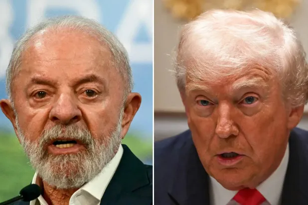 Brezilya Cumhurbaşkanı Lula da Silva ve ABD Başkanı Donald Trump (AFP)