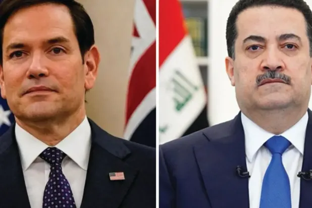 ABD Dışişleri Bakanı ve Irak Başbakanı (Irak Başbakanlığı Basın Ofisi)