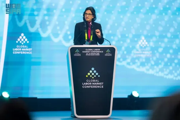 World Bank Group Vice President for the People Vice Presidency Dr. Mamta Murthi. (SPA)