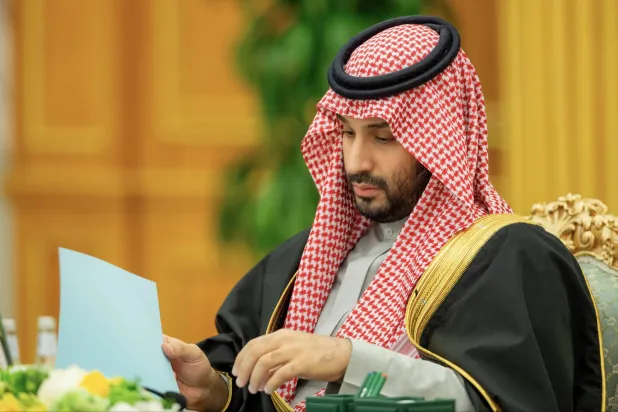 الأمير محمد بن سلمان ولي العهد رئيس مجلس الوزراء لدى ترؤسه جلسة المجلس التي عُقدت في الرياض الثلاثاء (واس)