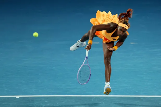 كوكو غوف كانت منزعجة من أدائها (رويترز)