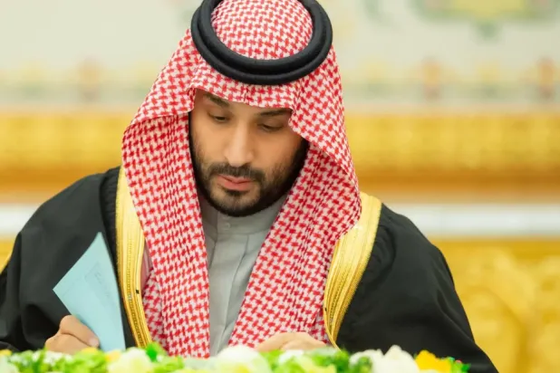 Saudi Prince Mohammed bin Salman bin Abdulaziz Al Saud, Crown Prince and Prime Minister, chairing the Cabinet session held in Riyadh - SPA