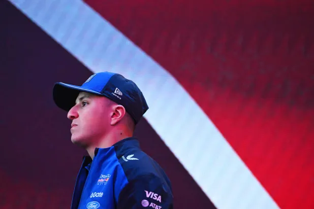 إسحاق حجار سائق ​ريد بول (إ.ب.أ)