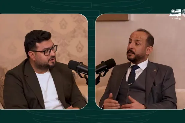 أحمد بن طهيف عضو «المبادرة الوطنية الجنوبية» اليمنية خلال حديثه للزميل بدر القحطاني في «بودكاست الشرق الأوسط» 
