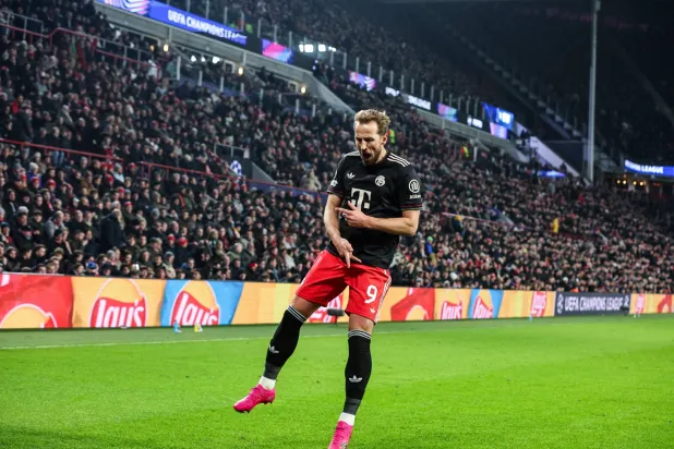 كين بعد تسجيله هدف الفوز للبايرن (إ.ب.أ)