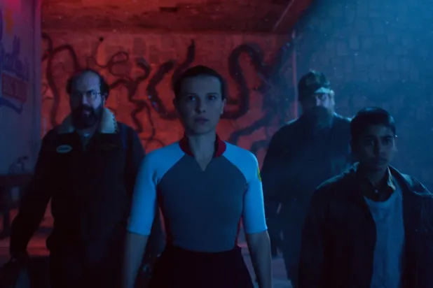 Ekran hayatına 2016'da başlayan 12 Emmy ödüllü Stranger Things, 1980'lerde geçiyor ve hayali bir Amerikan kasabasında yaşanan paranormal olayları konu alıyor (Netflix)