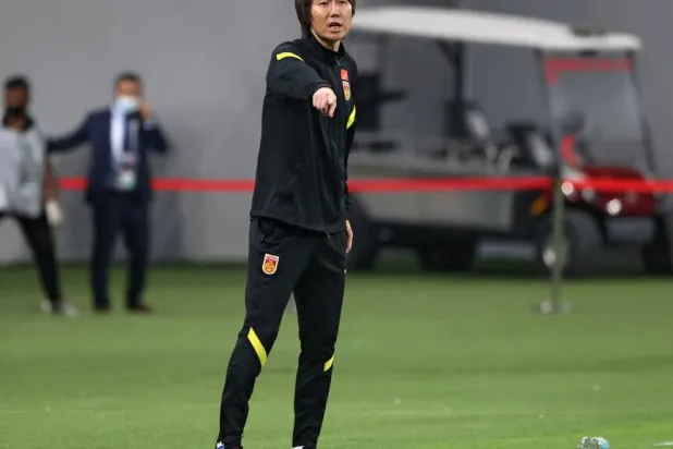 Former China national team head coach Li Tie is already serving a 20-year prison sentence for bribery. KARIM JAAFAR / AFP/File
