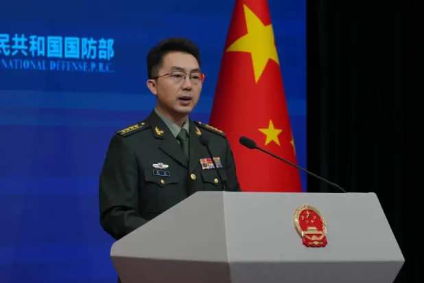 Çin Savunma Bakanlığı sözcüsü Jiang Bin (AP)