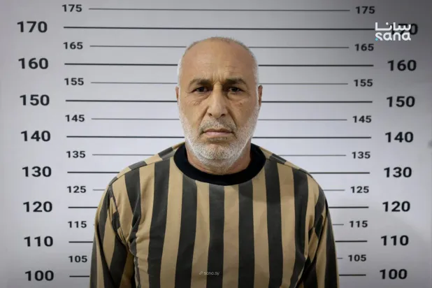 علي عزيز صبيرة أحد أبرز متزعمي الخلايا المتورطة في عمليات إرهابية باللاذقية (سانا)