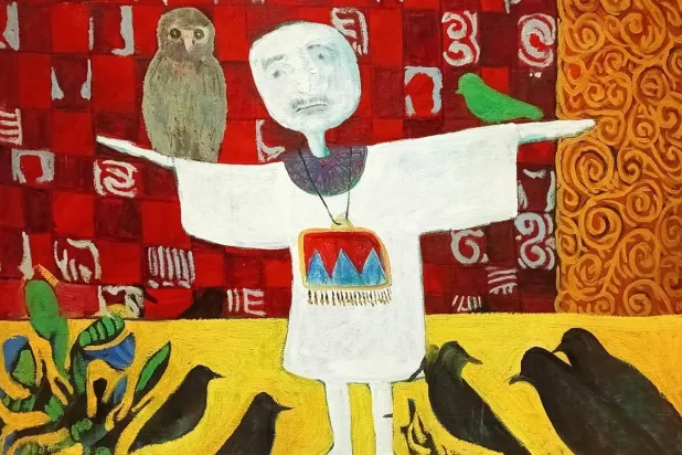 استلهام الفلكلور في تجربة تشكيلية إنسانية (الشرق الأوسط)