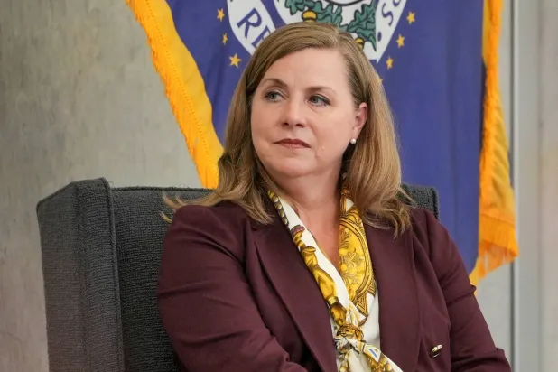 بومان خلال مشاركتها في مؤتمر «المراجعة المتكاملة لإطار رأس المال للبنوك الكبيرة» (أرشيفية - رويترز)