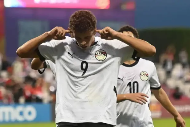 المهاجم المصري حمزة عبد الكريم (منتخب مصر)