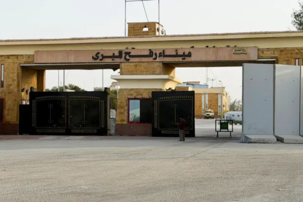 Israeli forces are due to allow the Rafah crossing between Egypt and Gaza to reopen on Sunday - AFP