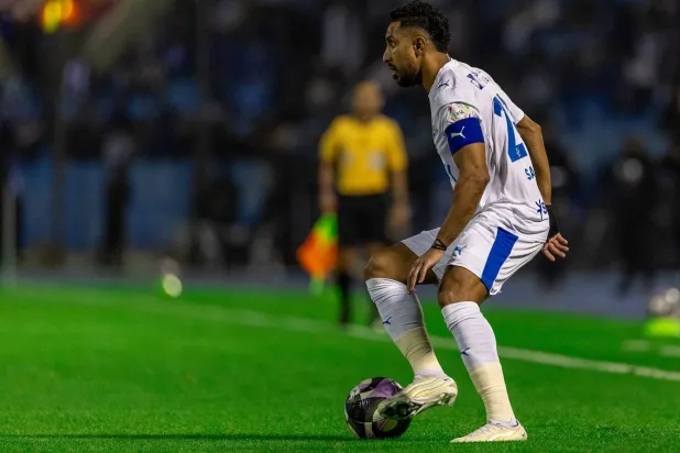 سالم الدوسري خلال المباراة الأخيرة أمام القادسية (تصوير: عيسى الدبيسي)