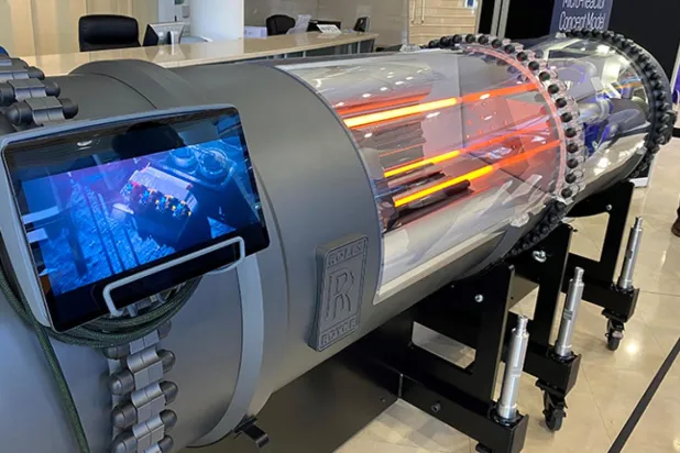 Uzay tabanlı mikro reaktörün, Ay'da ihtiyaç duyulan enerjiyi sağlaması amaçlanıyordu (Rolls-Royce)