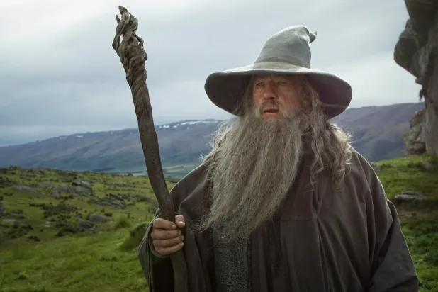 Ian McKellen, Yüzüklerin Efendisi'nde Gandalf rolünde (New Line Cinema)