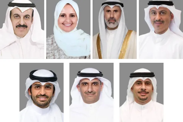 الوزراء الجدد وفق التعديل الوزاري (كونا)