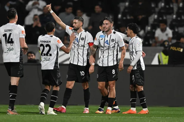 فرحة شبابية بهدف اللقاء الوحيد (تصوير: عبد الرحمن السالم) 