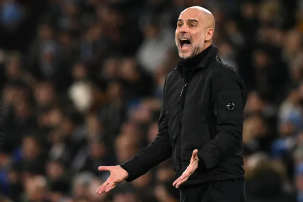 جوسيب غوارديولا المدير الفني لفريق مانشستر سيتي (أ.ف.ب)