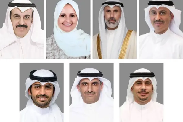 The newly-appointed ministers. (KUNA)