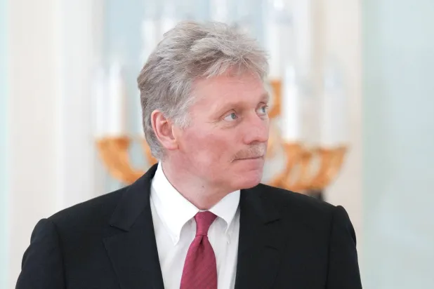 26 July 2023, Russia, Saint Petersburg: Kremlin spokesman Dmitry Peskov attends a meeting at the Konstantinovsky Palace. (Vladimir Smirnov/Kremlin/dpa)