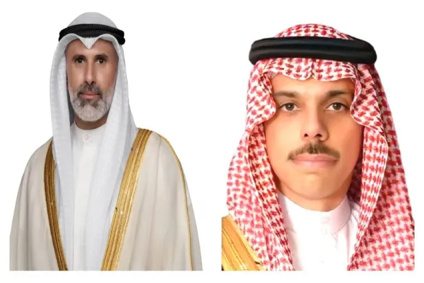 وزير الخارجية السعودي ونظيره الكويتي (الشرق الأوسط)