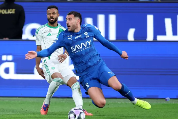 غابت الأهداف في قمة الهلال والأهلي (تصوير: مشعل القدير)