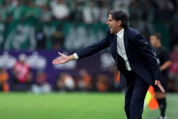 سيموني إنزاغي مدرب فريق الهلال (تصوير: مشعل القدير) 