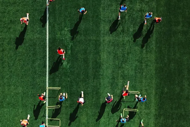 صورة جوية لتدريبات القادسية (نادي القادسية)