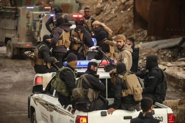 مواكب سيارات تابعة للحكومة السورية تدخل مدينة الحسكة في الشمال الشرقي 2 فبراير 2026 (أ.ف.ب)