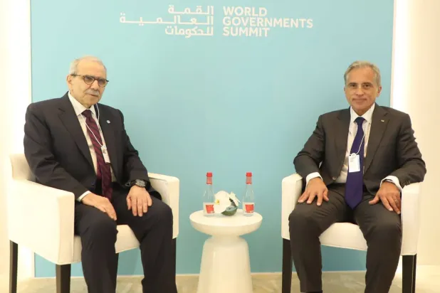 رئيس الحكومة اللبنانية نواف سلام يلتقي نظيره الأردني جعفر حسان (رئاسة الحكومة اللبنانية)