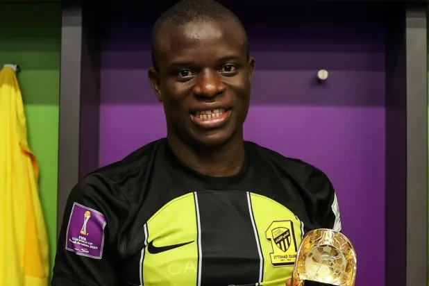 النادي عبر عن امتنانه لما قدمه اللاعب كانتي (نادي الاتحاد) 