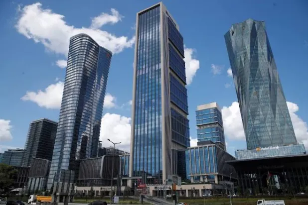 General view of the Istanbul Finance Center (Reuters)