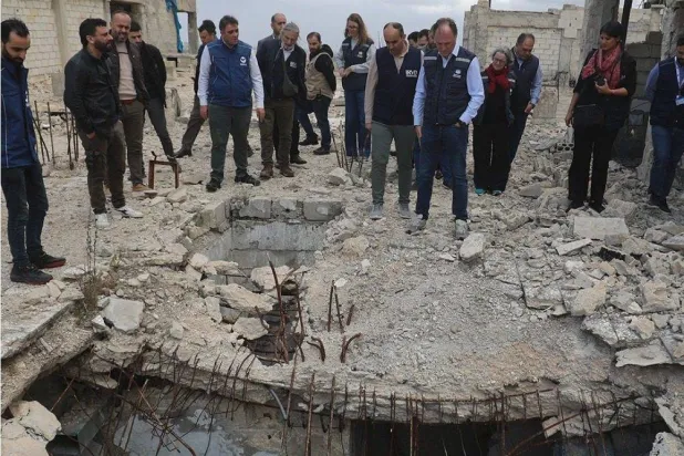 منظمة «يداً بيد» للإغاثة والتنمية وقعت في 29 يونيو على مشروع إعادة تأهيل مستشفى معرة النعمان الوطني وخمسة مراكز صحية أخرى بدعم من صندوق مساعدات سوريا (الإخبارية السورية)