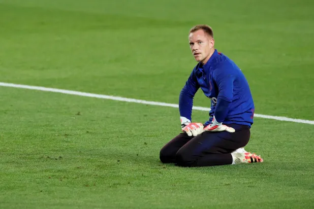 مارك أندريه تير شتيغن (رويترز).