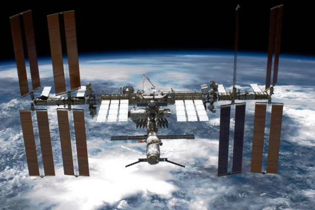 The International Space Station will be guided back to Earth in 2030, marking the end of its three-decade mission. NASA / GETTY IMAGES NORTH AMERICA/AFP/File
