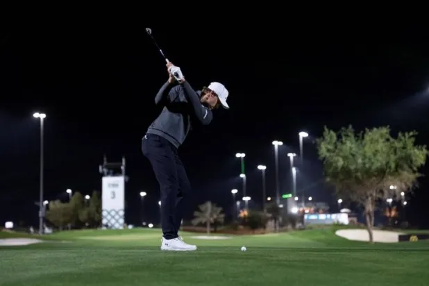 توماس ديتري أثناء منافسات اليوم الأول من بطولة مجموعة روشن ليف غولف (ليف غولف)