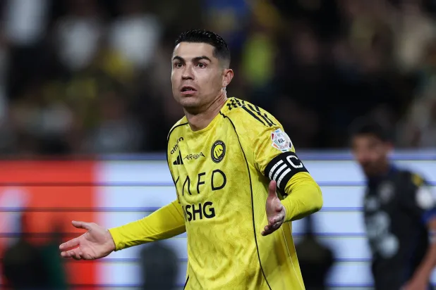 مشاركة رونالدو لا تزال غير واضحة اليوم الجمعة (رويترز)