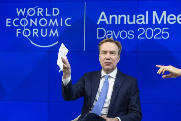 Norwegian Borge Brende, President and CEO of the World Economic Forum (WEF). EPA/SALVATORE DI NOLFI