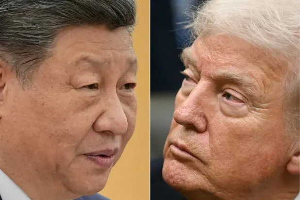 (foto altı) ABD Başkanı Donald Trump ve Çinli mevkidaşı Şi Cinping (AFP)