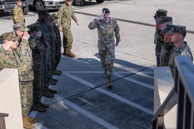 Lebanese Army Commander General Rodolphe Haykal during his visit to Washington (Lebanese Army Command)