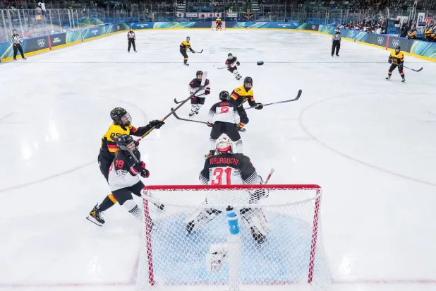 ألمانيا اكتسحت اليابان بخماسية في هوكي السيدات (أ.ب)