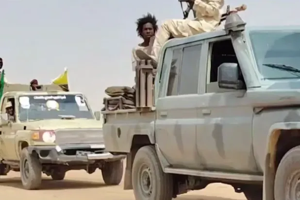  Doğu Darfur'daki HDK Unsurları (videodan ekran görüntüsü)