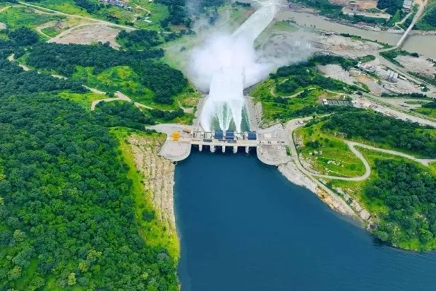 صورة لسد «النهضة» وضعها رئيس الوزراء الإثيوبي على صفحته الرسمية بـ«فيسبوك» في أغسطس 2024
