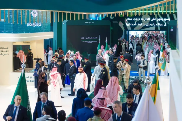 جانب من «معرض الدفاع العالمي» المنعقد في العاصمة السعودية الرياض (إنترنت)