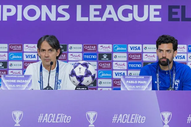 الإيطالي سيموني إنزاغي مدرب فريق الهلال (نادي الهلال)