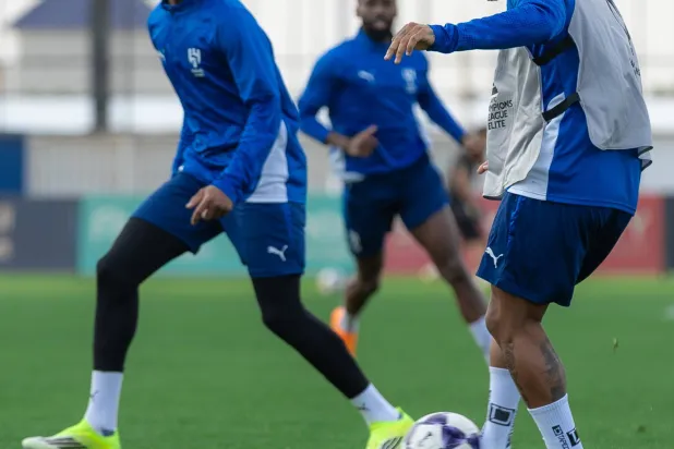 مالكوم خلال التدريبات (نادي الهلال)